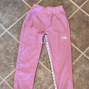 The North Face girl's On the Trail pink joggers, size Large (12 youth)